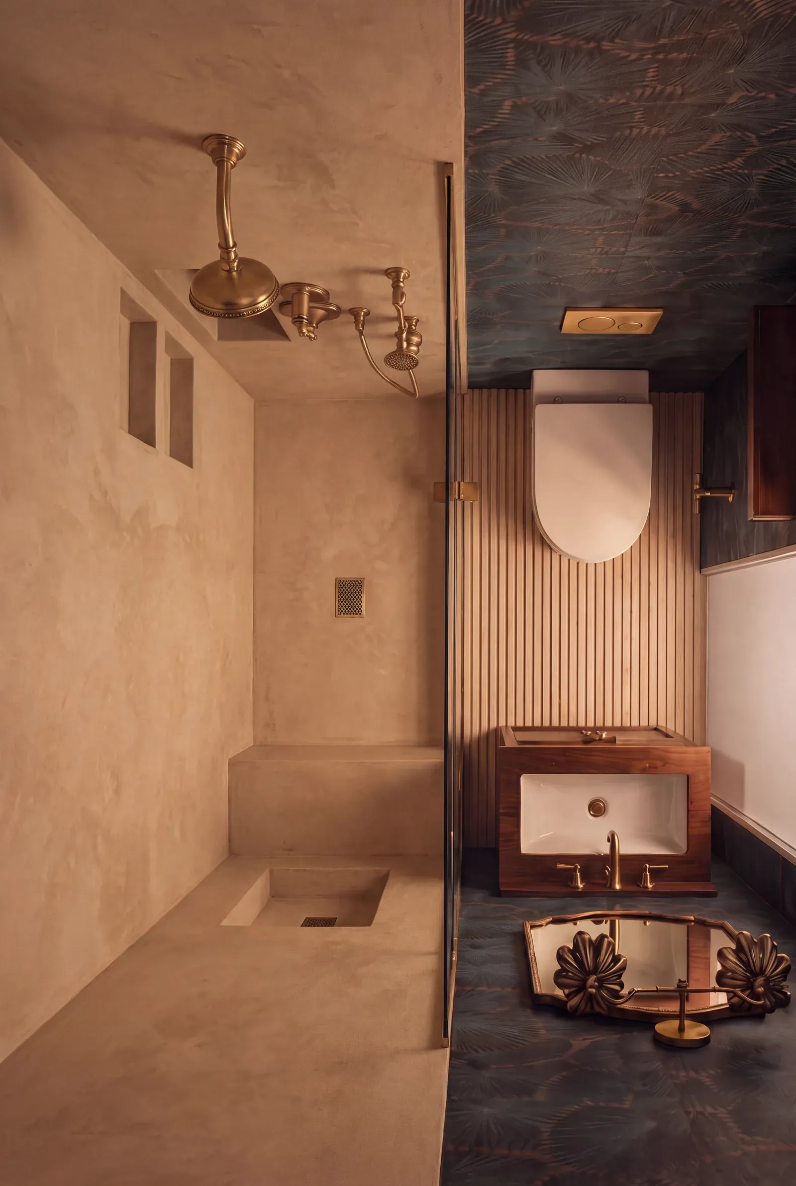 Bathroom rendering, Option D palette