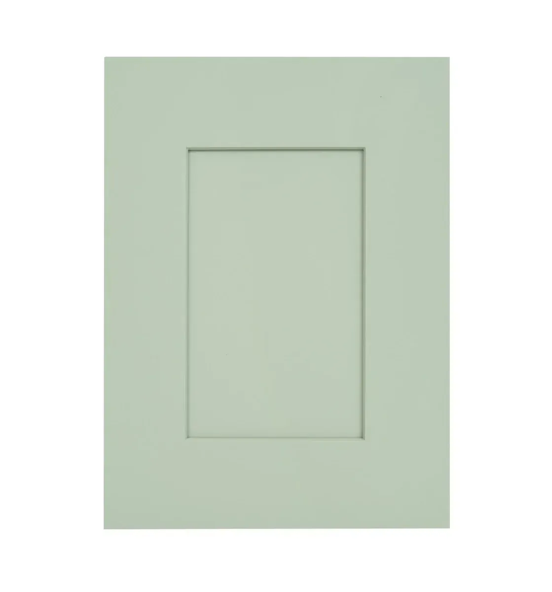 Semihandmade Sage Shaker door-front sample in sage green