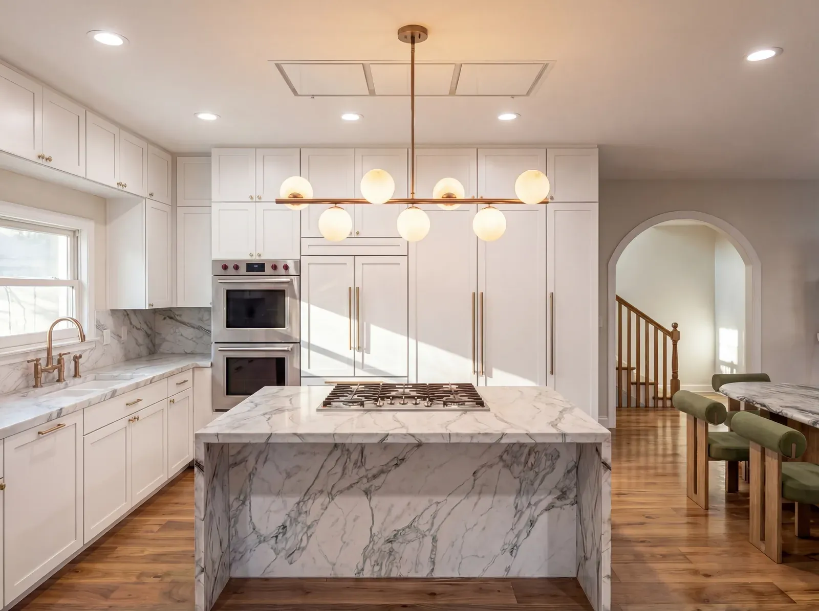 Kitchen rendering, Option A finish scheme