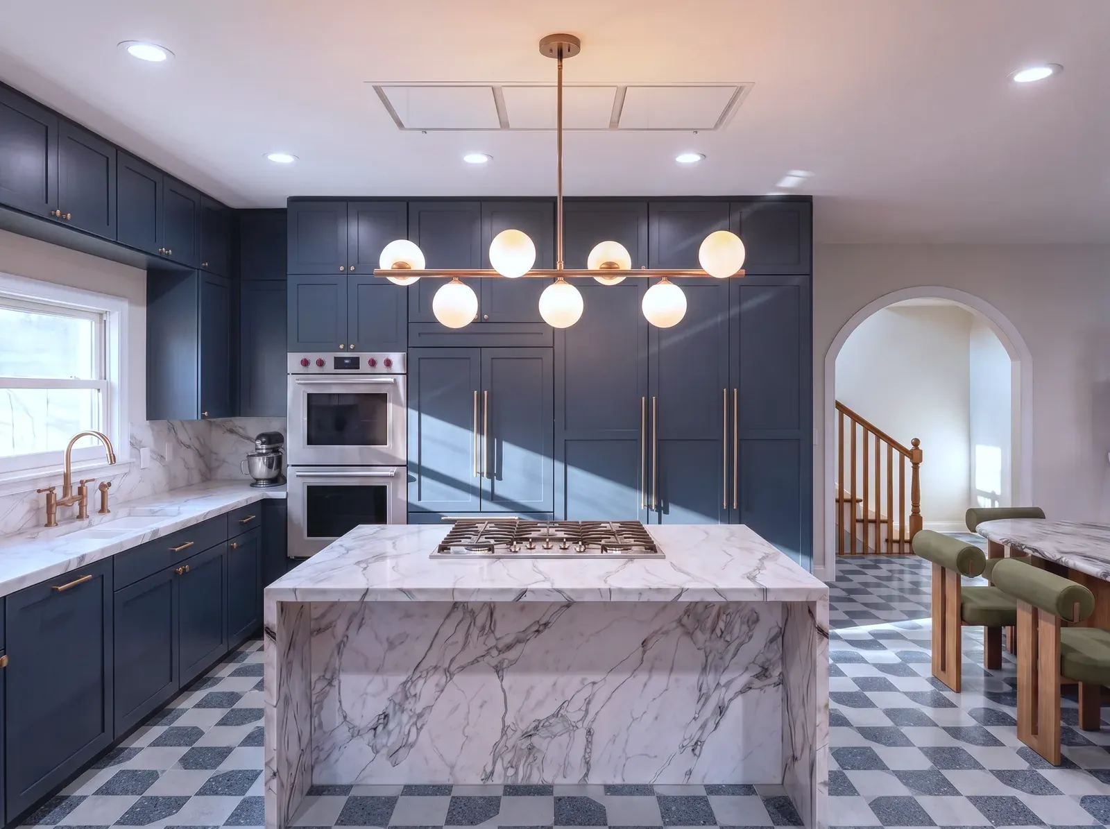 Kitchen rendering, Option B finish scheme