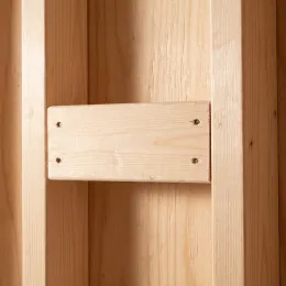 Wood wall framing with horizontal blocking