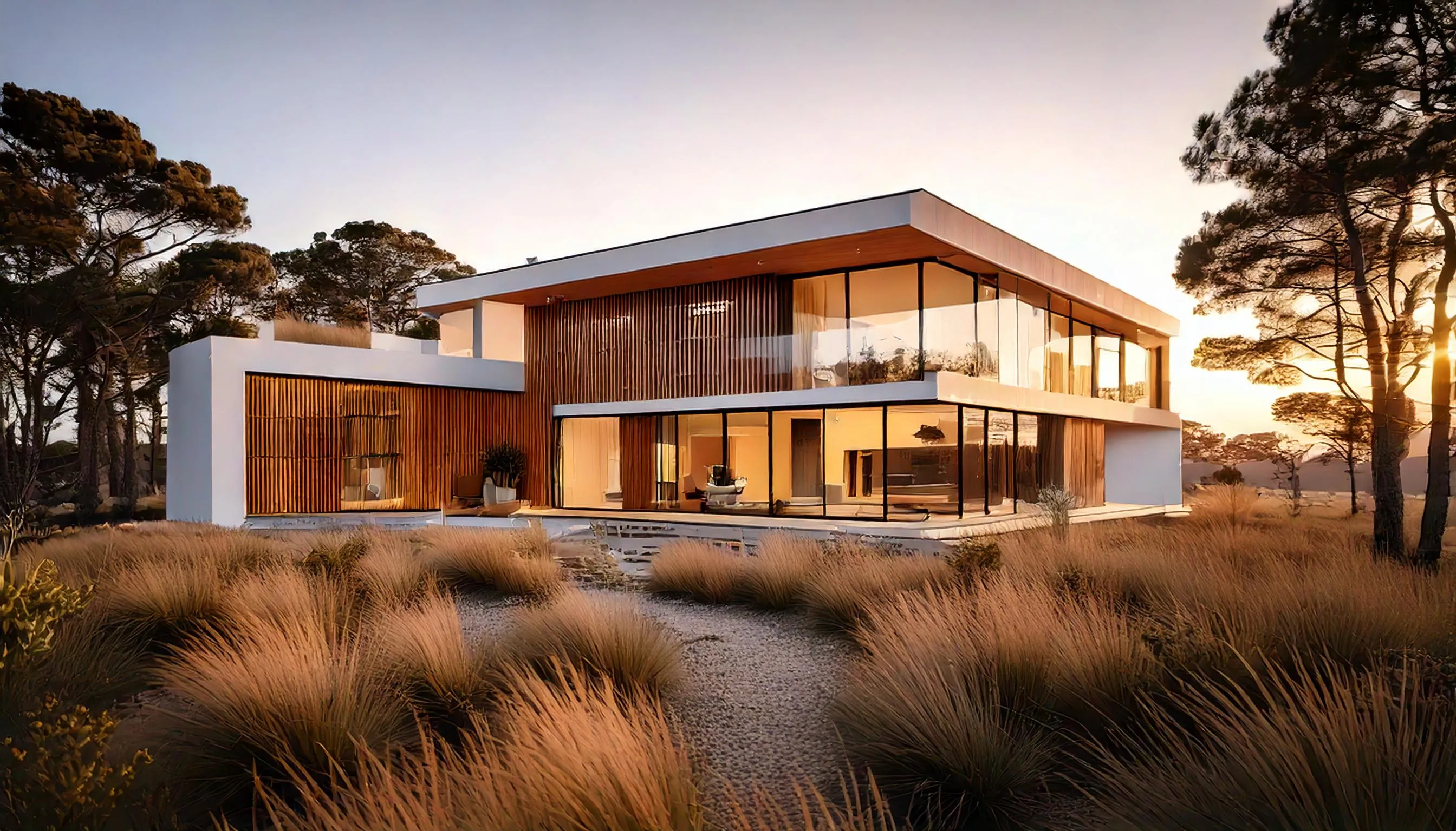 David's Enso whole home remodel in Hyde Park at golden hour